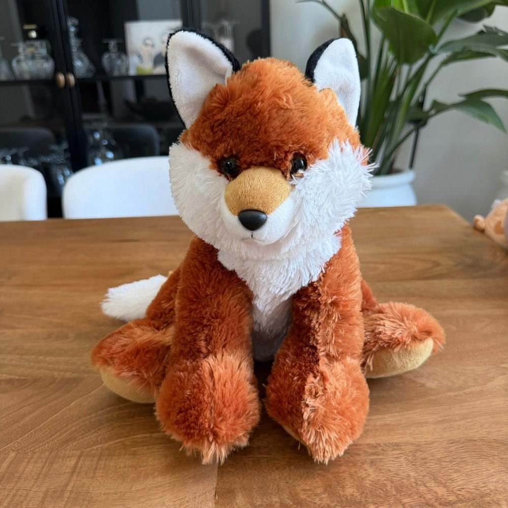 Aurora World Miyoni Red Fox Plush Stuffed Animal Realistic Orange White 11 Inch